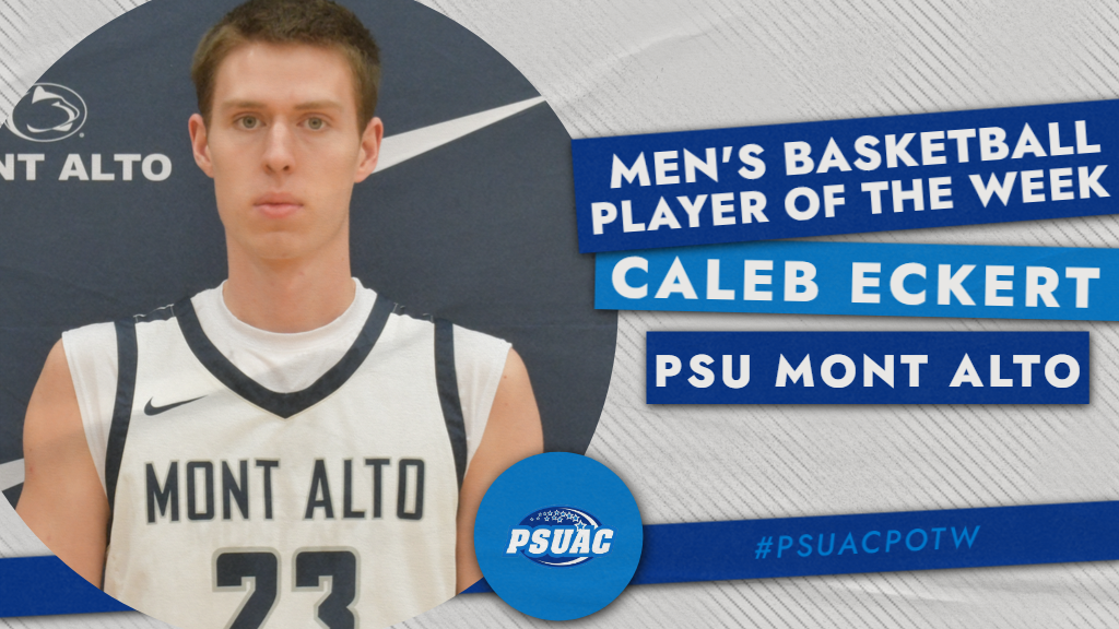 Penn State Mont Alto's Caleb Eckert.