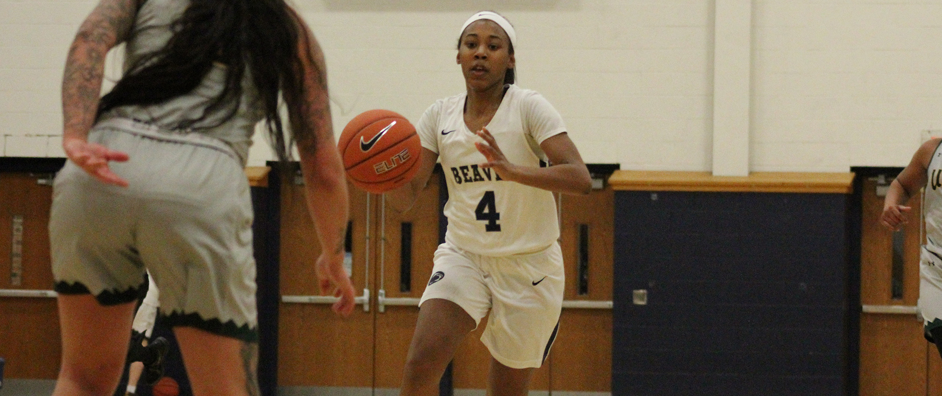 Penn State Beaver's Diamond Thomas.