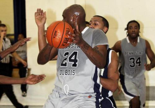 The Penn State DuBois Men's Basketball team split PSUAC road games this weekend.