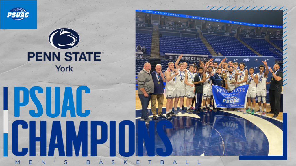Penn State York Men's Basketball won the 2022 PSUAC Championship on Saturday, February 26th.