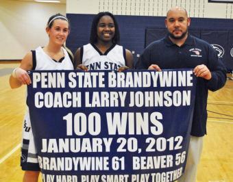 Brandywine wins 100 for Coach Johnson