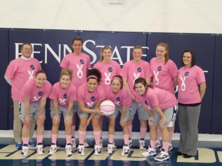 PSU DuBois Women Knock off Penn College in "Pink Zone' Game