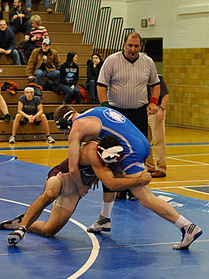Wrestling: UMBC Sweeps Wildcats 55-0