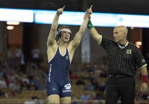 Penn State DuBois Wrestler Ty Haines Wins NCWA National Championship