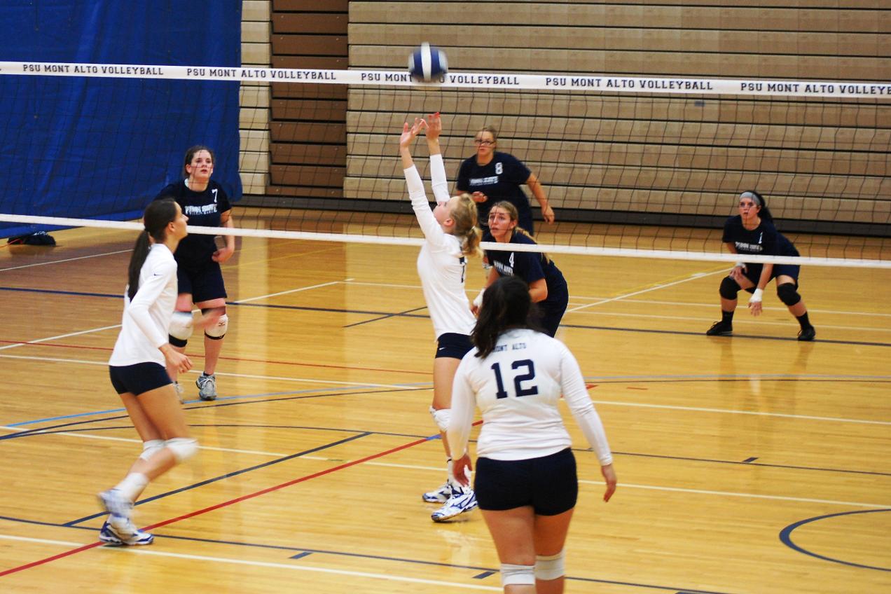 Volleyball dominates four PSUAC matches