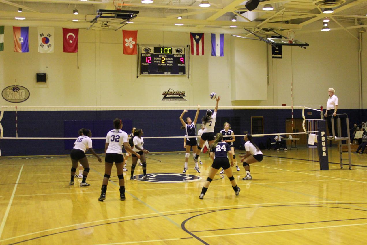 Greater Allegheny Volleyball Splits at Home PSUAC Quad Meet